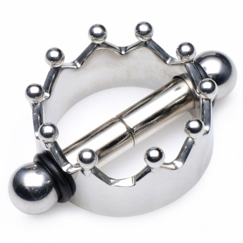 Crowned Magnetic Crown Nipple Clamps Bondage & Fetish