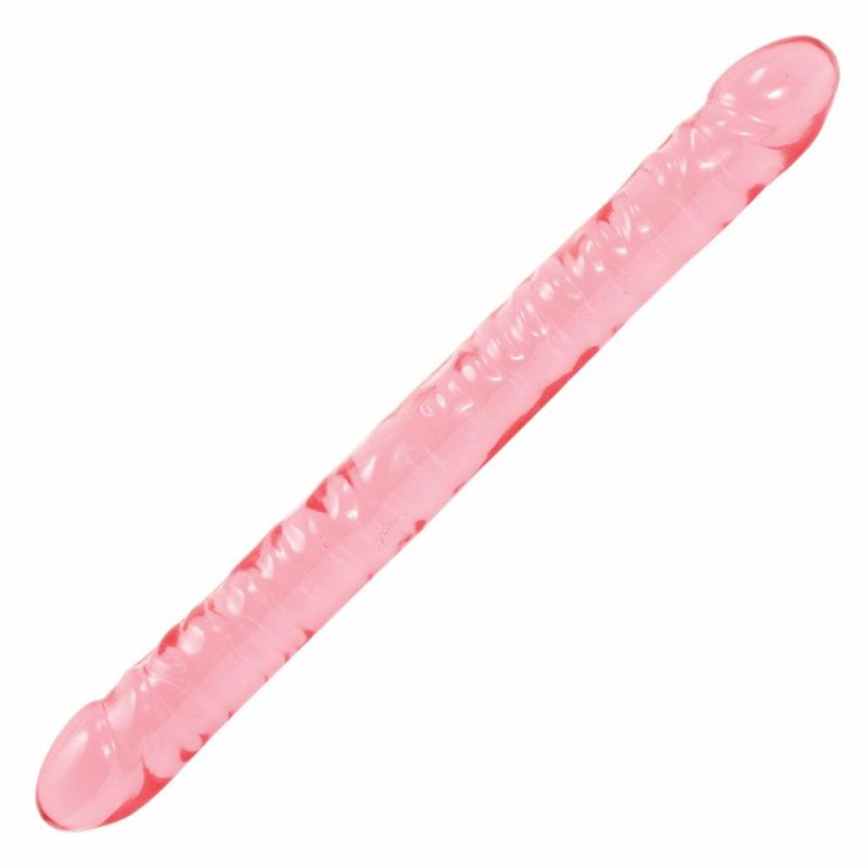 Crystal Jellies 18″ Double-Ended Dildo Dildos Pink