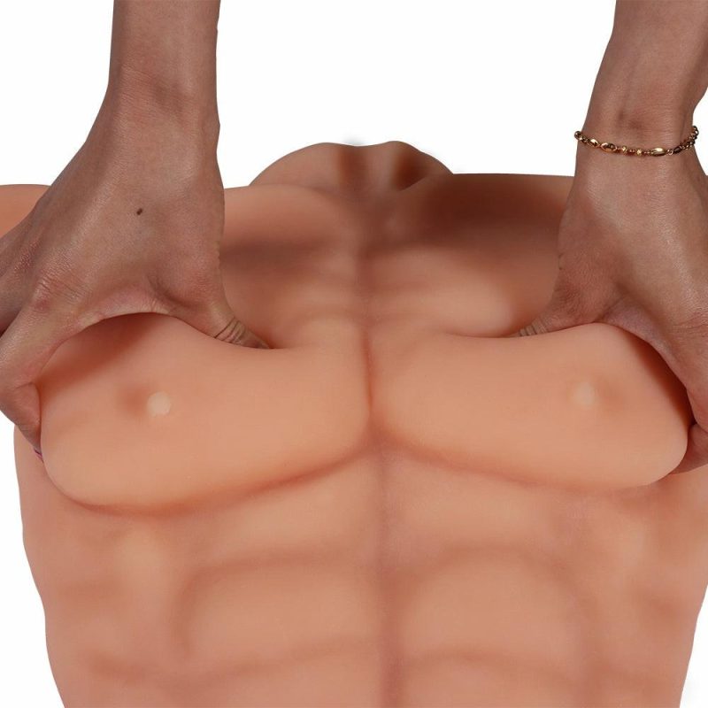 Daniel Realistic Male Sex Doll Torso With 6″ Dildo His Sex Toys