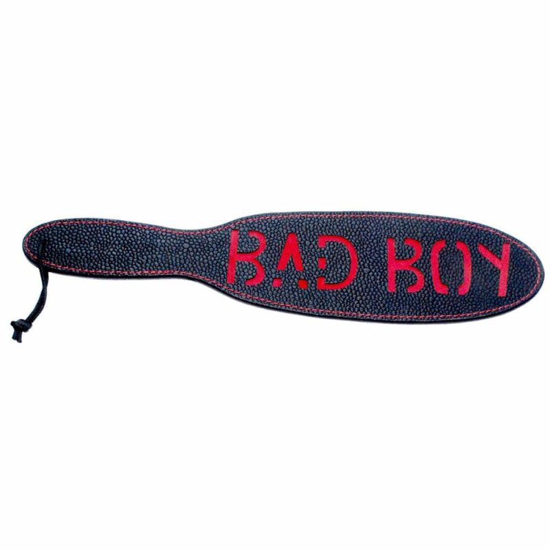 Grain Leather Bad Boy Paddle Bondage & Fetish