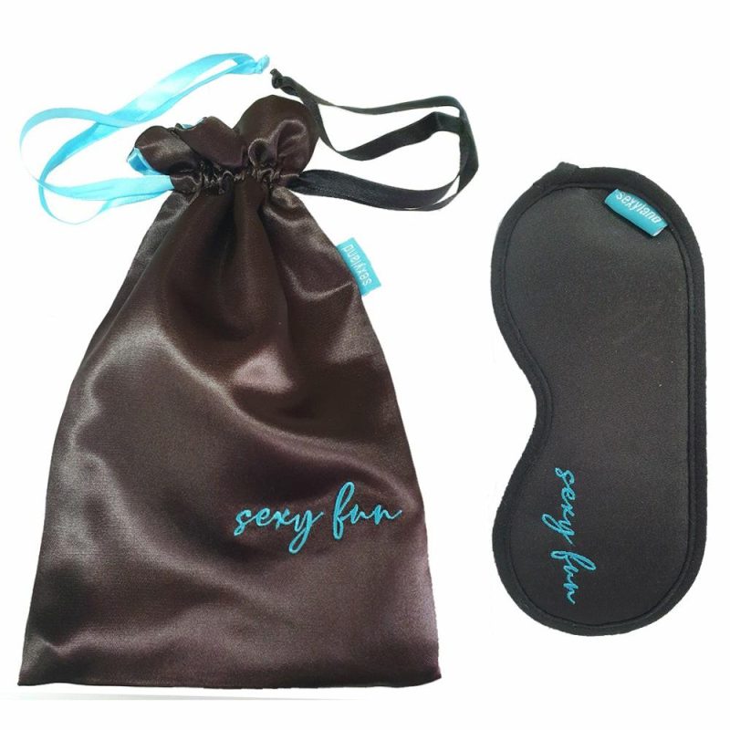 Sexy Fun Satin Mask Blindfold With Storage Pouch Blindfolds, Masks & Hoods