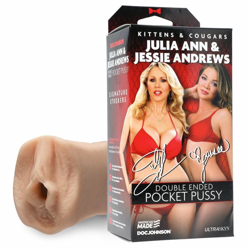 Signature Strokers Jessie Andrews & Julia Ann Double-Ended Pocket Pussy His Sex Toys