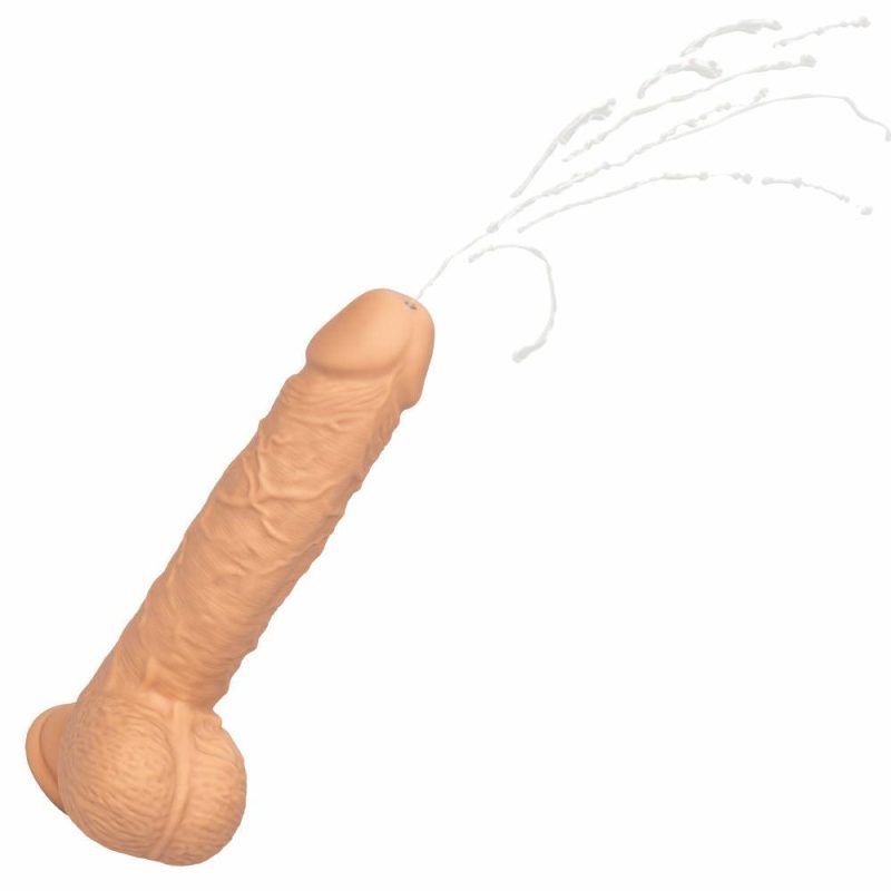 Squirting Fuck Stick Vibrating Liquid Silicone Dildo Dildos