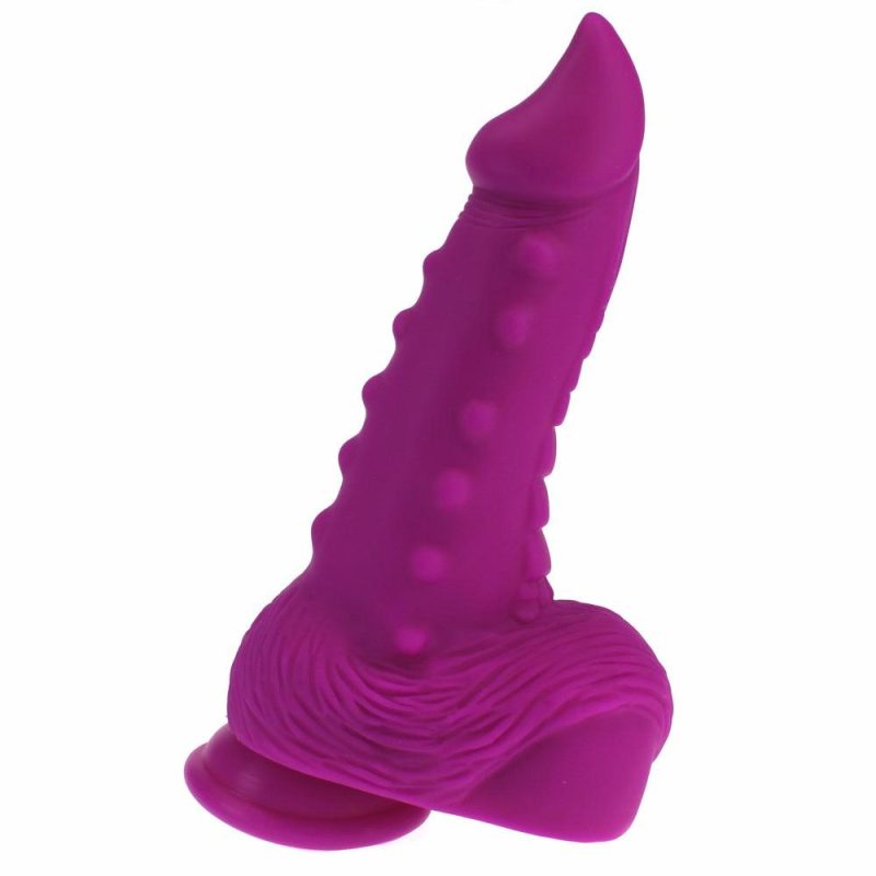 X-Men 8.5″ Scaly Silicone Dildo Dildos Black