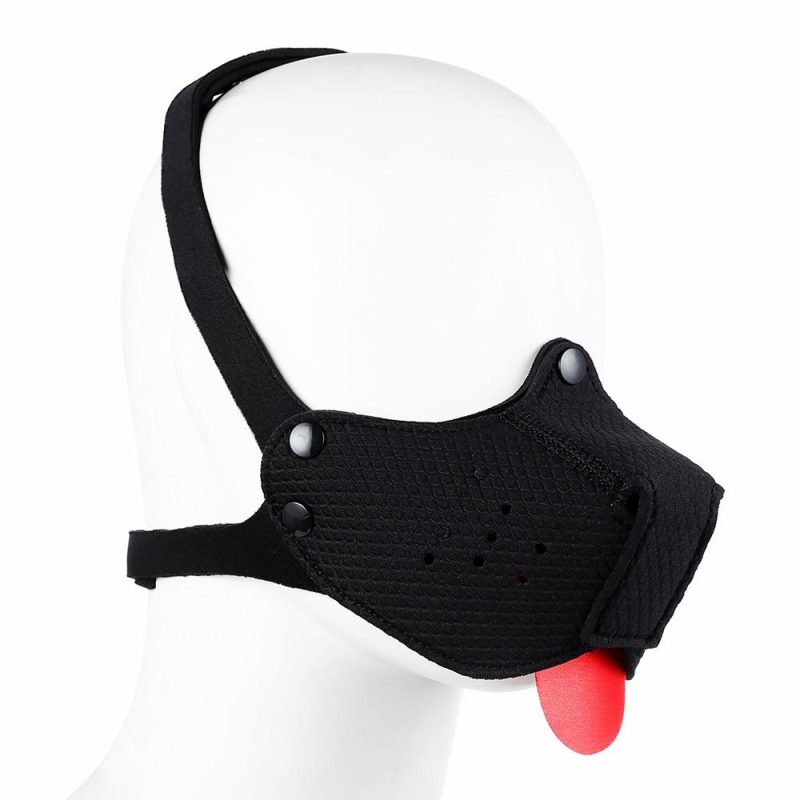 Yiwu Neoprene Dog Half-Face Muzzle Mask With Tongue Blindfolds, Masks & Hoods