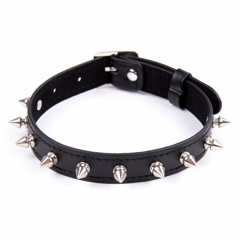 Yiwu Spiked Faux Leather Choker Bondage & Fetish