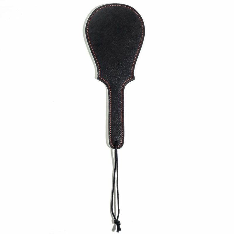 Zorba Grain Leather Guitar-Shaped Spanking Paddle Bondage & Fetish